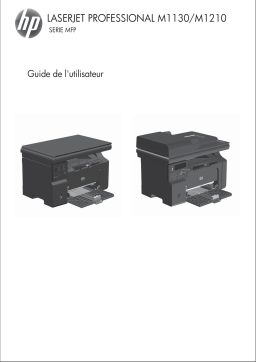 HP LaserJet Pro M1132 Manuel du propriétaire