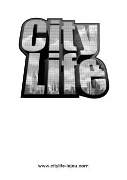 GAMES PC CITY LIFE Manuel utilisateur