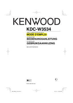 Kenwood KDC-W3534A Manuel du propriétaire