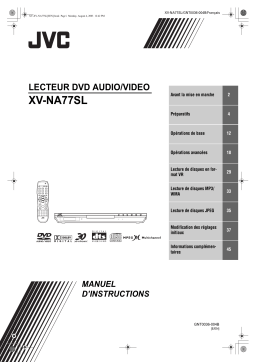 JVC XV-NA77SL Manuel du propriétaire