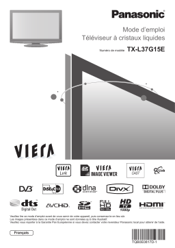 Panasonic TX-L37G15E Manuel du propriétaire