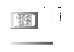 Siemens SE23A230EU Manuel du propriétaire