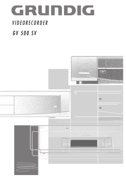 Grundig GV 500 SV Manuel du propriétaire