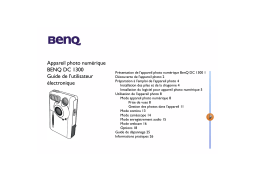 BenQ DC 1300 Manuel du propriétaire