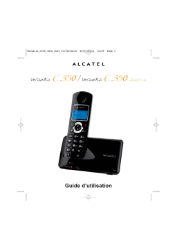 Alcatel VERSATIS C350 Manuel du propriétaire