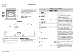 Whirlpool AKZ 431 NB Manuel du propriétaire