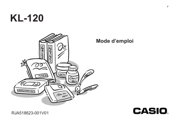 Casio KL-120 Manuel du propriétaire | Fixfr