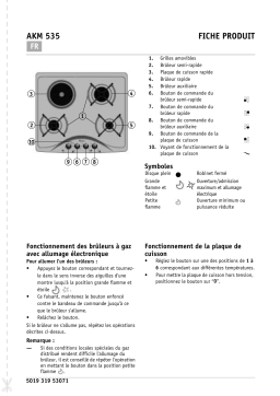 Whirlpool AKM 535/TF/01 Manuel du propriétaire