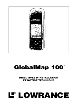 Lowrance GlobalMap 100 Manuel utilisateur