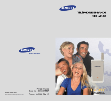 Samsung SGH-A110 Manuel du propriétaire | Fixfr