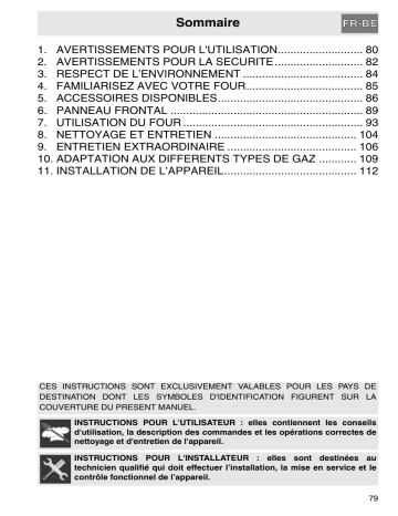 SC341GXD8 | SC800GAO9 | SC341GX-8 | SC800GVP8 | SC800GVA8 | SC420GN-8 | SC800GPO9 | Smeg SC800GVP9 Manuel du propriétaire | Fixfr