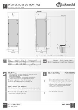 Bauknecht KVIE 3009 Manuel du propriétaire