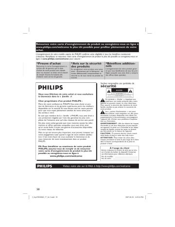 DVP5982-37B | Philips DVP5982C1-37B Manuel du propriétaire | Fixfr