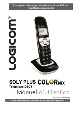 Logicom SOLY PLUS COLORMIX Manuel du propriétaire