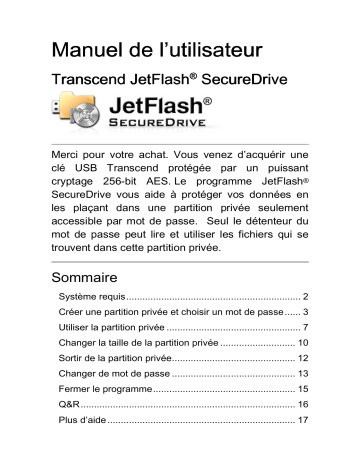 Transcend JETFLASH 200 Manuel du propriétaire | Fixfr