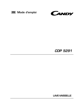 Candy CDP 5291-47 Manuel du propriétaire | Fixfr