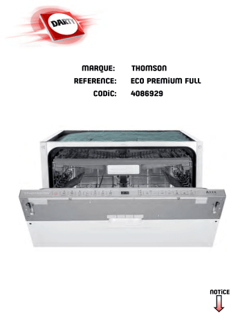 Thomson ECO PREMIUM FULL Manuel du propriétaire | Fixfr