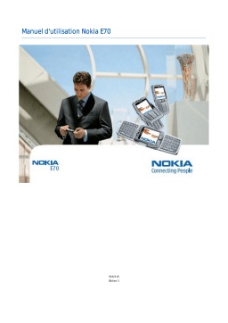 Nokia E70 Manuel du propriétaire