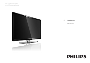 Philips 40PFL7664H Manuel du propriétaire | Fixfr