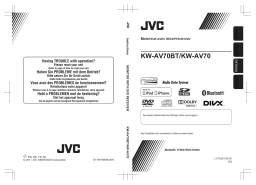 JVC KW-AV70BT Manuel du propriétaire