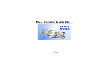 Nokia 6822 Manuel du propriétaire | Fixfr
