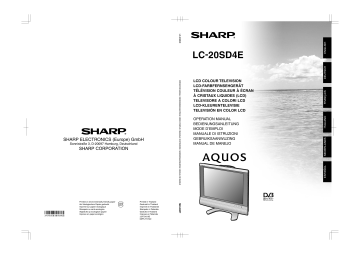 Sharp LC-20SD4E Manuel du propriétaire | Fixfr