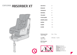 CONCORD ABSORBER XT Manuel du propriétaire