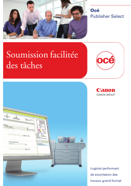 Canon OCE PUBLISHER SELECT Manuel du propriétaire