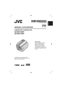 JVC GZ-MG150EF Manuel du propriétaire