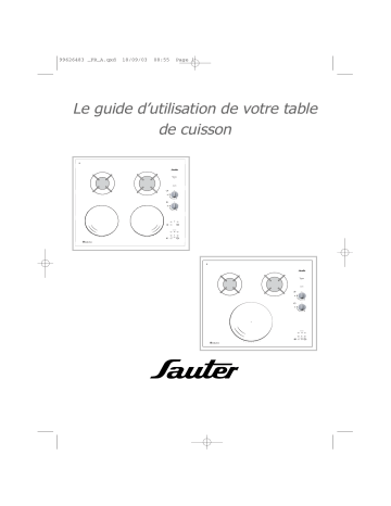 sauter STI 63 XF1 Manuel du propriétaire | Fixfr