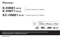 Pioneer X-HM81-S Manuel utilisateur