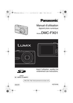 Panasonic Lumix DMC-FX01 Manuel du propriétaire