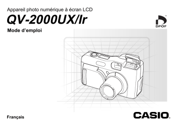 QV-2000IR | QV2000UX-IR | Casio QV-2000ux Manuel du propriétaire | Fixfr