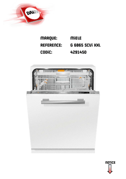 Miele G 6865 SCVI XXL Manuel du propriétaire