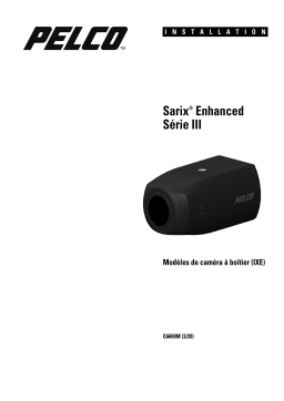 Pelco Sarix Enhanced 3 Box Guide d'installation