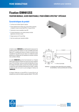 Pelco IDM4012SS Mount Manuel utilisateur