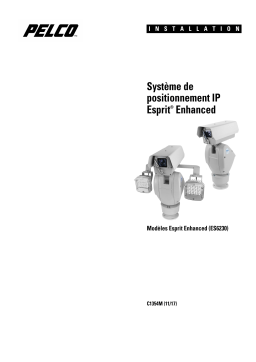 Pelco Esprit Enhanced Sery Guide d'installation