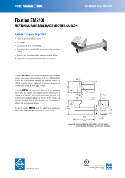 Pelco EM2400 Mount Manuel utilisateur