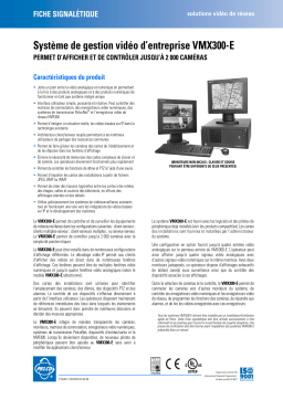 Pelco VMX300-E Manuel utilisateur