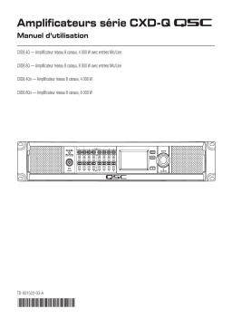 QSC CXD8.8QN Manuel utilisateur