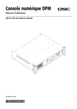 QSC DPM-100H Manuel utilisateur