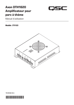 QSC Axon DTH1620 Manuel utilisateur