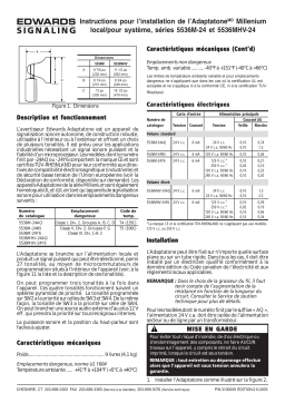 EDWARDS 5536M Guide d'installation