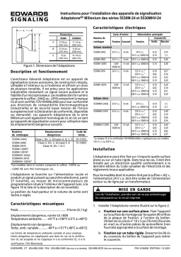 EDWARDS 5530M & 5530MHV Series Guide d'installation