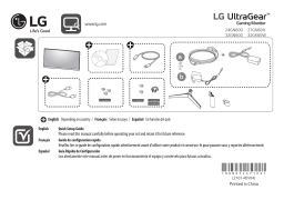 LG 27GN600-B Guide d'installation rapide