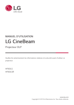 LG HF60LSR Manuel utilisateur