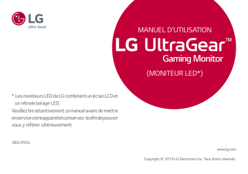 LG 38GL950G-B Manuel utilisateur | Fixfr