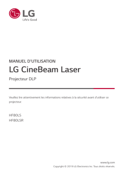 LG HF80LSR Manuel utilisateur