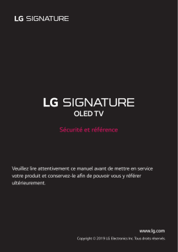 LG OLED65W9PLA Manuel utilisateur