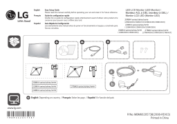 LG 27MK43T-B Guide d'installation rapide